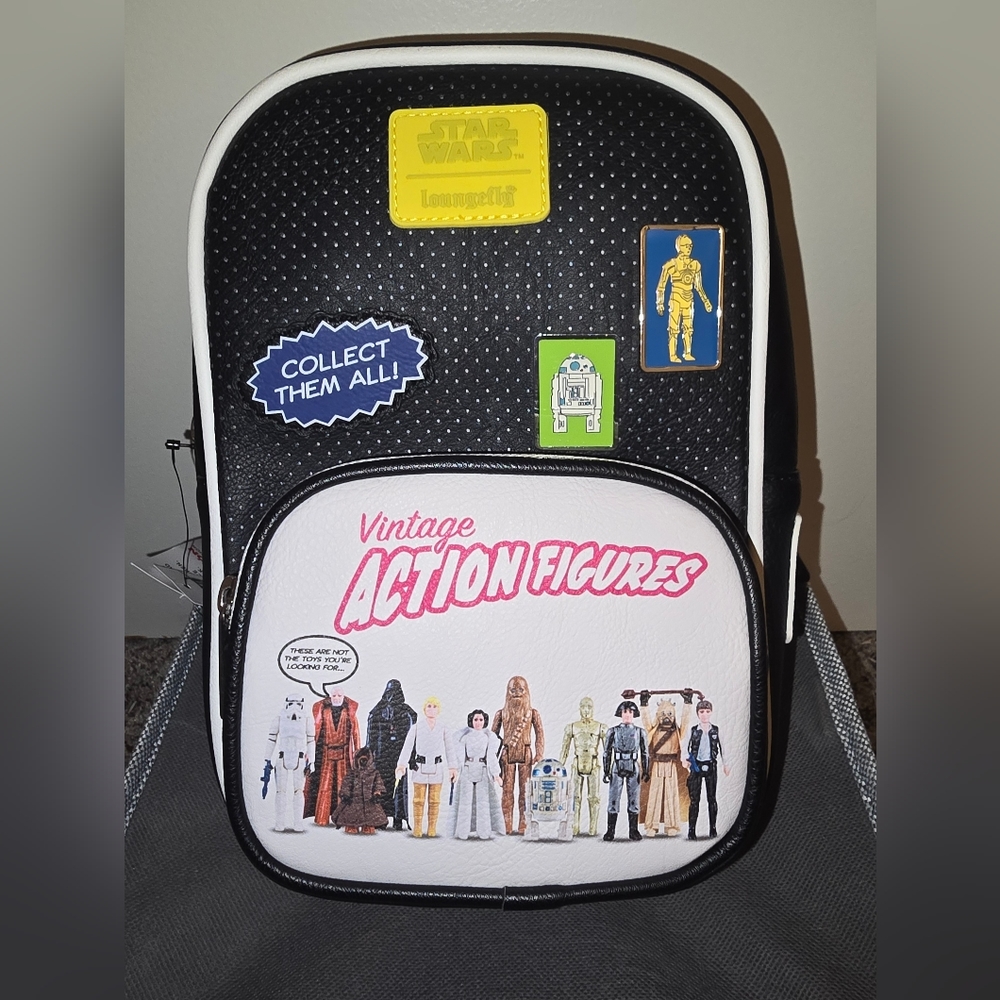 Star Wars Loungefly Action Figures Crossbody Backpack